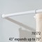 Interdesign InterDesign Cameo Shower Curtain Rod 75 in. L White 78572 - alternate 2